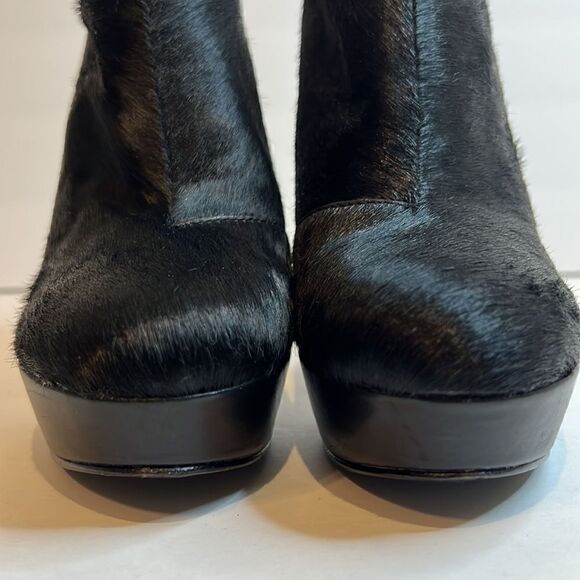 💥 Host Pick💥 House Of Harlow Black Calf Hair Ankle‎ Booties Size 36 - Picture 15 of 15